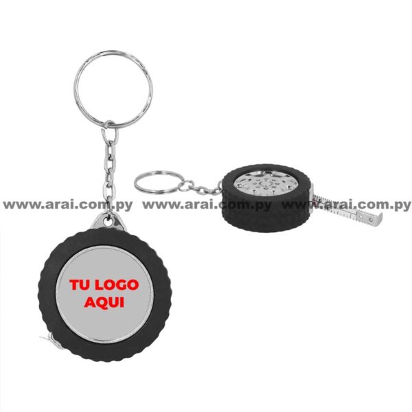 Llavero Flexómetro con Forma de Llanta – LVR 1139